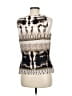 Calvin Klein Silver Black Sleeveless Blouse Size M - photo 2