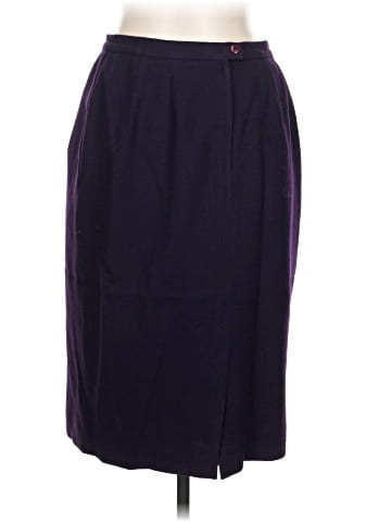 Kasper Wool Skirt (view 2)
