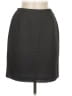 Karen Scott Solid Black Gray Formal Skirt Size 6 (petite) - photo 1