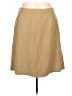 Victor Alfaro 100% Polyester Solid Tan Ivory Casual Skirt Size 12 (petite) - photo 2
