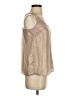 Joie Metallic Silver Sleeveless Blouse Size XXS - photo 4