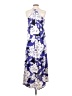Tahari 100% Polyester Print Blue Casual Dress Size XS - photo 2
