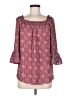 Max Studio 100% Polyester Red 3/4 Sleeve Blouse Size M - photo 1