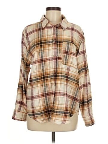 Love Tree Long Sleeve Button-Down Shirt (view 1)