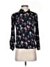 MAX 100% Viscose Black Long Sleeve Polo Size UK 8 / US 4 - photo 1