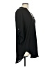 Lush 100% Polyester Black 3/4 Sleeve Blouse Size M - photo 4