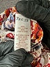 Scripted 100% Polyester Floral Ivory Long Sleeve Blouse Size M - photo 8