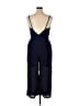 Eclair 100% Polyester Solid Blue Jumpsuit Size XL - photo 2