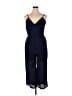 Eclair 100% Polyester Solid Blue Jumpsuit Size XL - photo 1