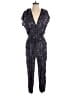 Free People 100% Viscose Paisley Purple Jumpsuit Size XS - photo 1