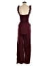 Emory Park Solid Burgundy Jumpsuit Size S - photo 2