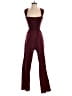 Emory Park Solid Burgundy Jumpsuit Size S - photo 1