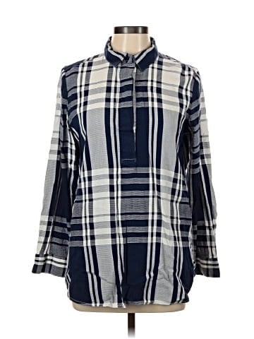 Liz Claiborne 3/4 Sleeve Button-Down Shirt (view 1)