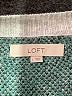 Ann Taylor LOFT Animal Print Silver Pullover Sweater Size L - photo 7