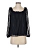 J.Crew Black 3/4 Sleeve Silk Top Size XS - photo 1