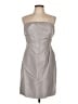 J.Crew 100% Silk Gray Cocktail Dress Size 10 - photo 1