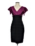 Melrose Color Block Black Cocktail Dress Size 4 - photo 1