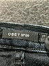 Obey Black Jeans Size 27 waist - photo 7