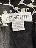 Argenti Animal Print Silver Short Sleeve Blouse Size 4 - photo 7