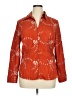 Unique Spectrum 100% Polyester Orange 3/4 Sleeve Blouse Size 14 - 16 - photo 1