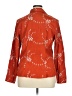 Unique Spectrum 100% Polyester Orange 3/4 Sleeve Blouse Size 14 - 16 - photo 2