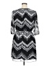Sweet Storm 100% Polyester Chevron-herringbone Gray Casual Dress Size 14w - photo 2