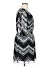 Sweet Storm 100% Polyester Chevron-herringbone Gray Casual Dress Size 14w - photo 4
