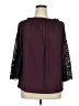 Kobi 100% Polyester Burgundy 3/4 Sleeve Blouse Size XL - photo 1