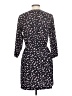 Collective Concepts Print Black Blue Casual Dress Size L - photo 2