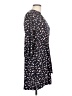 Collective Concepts Print Black Blue Casual Dress Size L - photo 4
