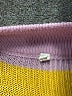 Unbranded Stripes Yellow Pullover Sweater Size M - photo 7