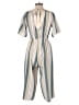 Trixxi Stripes Ivory Jumpsuit Size XL - photo 2