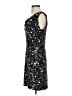 Tory Burch 100% Silk Stars Black Cocktail Dress Size XS - photo 5