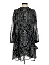 Robbie Bee 100% Polyester Paisley Black Casual Dress Size 8 - photo 1