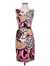M David Meister Graphic Pink Cocktail Dress Size 2 - photo 1