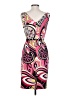 M David Meister Graphic Pink Cocktail Dress Size 2 - photo 2