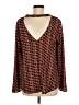 Miss Me 100% Polyester Red Long Sleeve Blouse Size M - photo 2