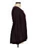 Kische Burgundy Long Sleeve Top Size M - photo 4