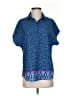 MKM Designs 100% Polyester Blue Short Sleeve Polo Size S - photo 1