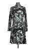Marble Print Gray Casual Dress Size S - photo 2