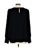 Ann Taylor 100% Polyester Black Long Sleeve Blouse Size L - photo 2