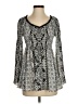 Sunny Leigh 100% Polyester Gray Casual Dress Size S - photo 1