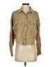 Zara Tan 3/4 Sleeve Button-Down Shirt Size XS - photo 1