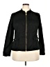 Charter Club 100% Spandex Solid Black Jacket Size 18 - photo 1