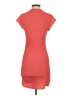 Zara 100% Polyester Solid Red Casual Dress Size S - photo 2