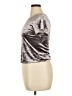 Bongo Metallic Silver Short Sleeve Top Size XL - photo 5
