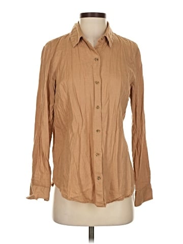 Candace Cameron Bure Long Sleeve Button-Down Shirt (view 1)