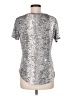 Z Supply Metallic Silver Short Sleeve T-Shirt Size M - photo 2