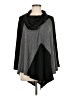 Slinky Brand Gray Black Poncho Size M - photo 1