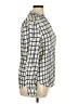 Joie 100% Viscose Checkered-gingham Ivory Long Sleeve Blouse Size XL - photo 4